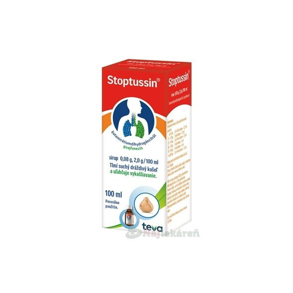 STOPTUSSIN sirup na dráždivý kašel 100 ml