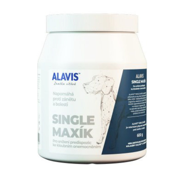 ALAVIS SINGLE MAXÍK proti zánětu a bolesti pro psy 600 g