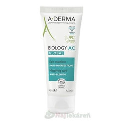 A-DERMA Biology AC Global zmatňující péče na aknózní pleť 40 ml