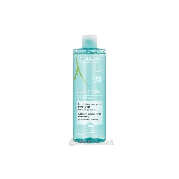 A-DERMA Biology AC micelární voda na aknózní pleť 400 ml