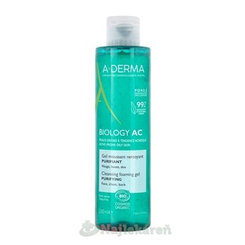 A-DERMA Biology AC čisticí pěnivý gel na aknózní pleť 200 ml