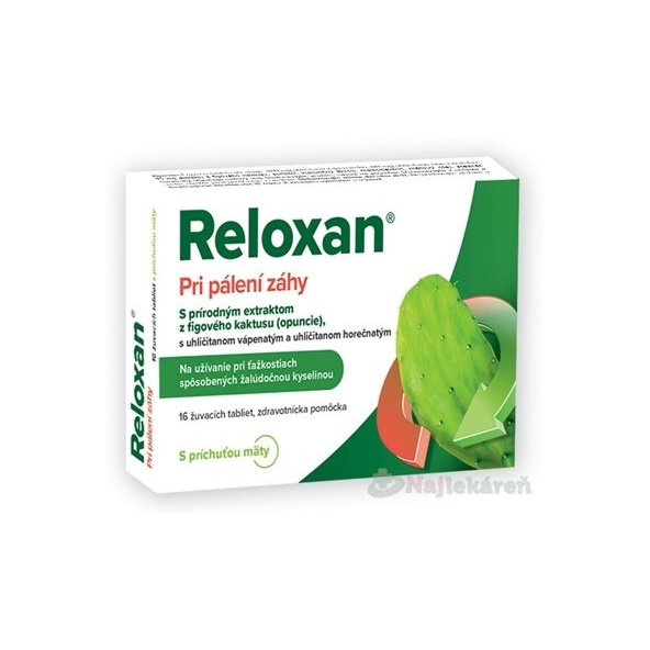 Reloxan žvýkací tablety s příchutí máty 16 ks