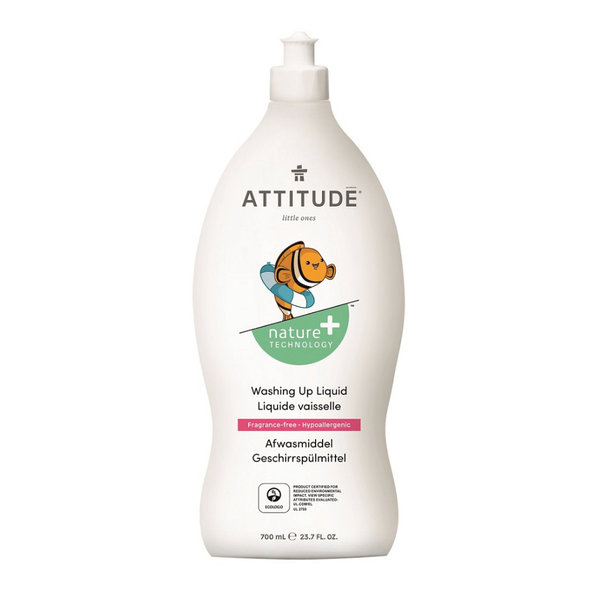Attitude prostředek na mytí dětského nádobí bez parfemace 700 ml
