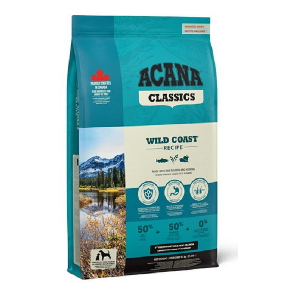 ACANA Recipe bezlepkové granule pro psy Wild Coast 9,7 kg