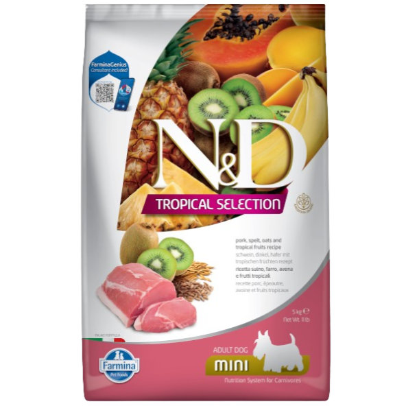 Farmina N&D Dog Tropical Selection AG adult mini vepřové 1,5 kg