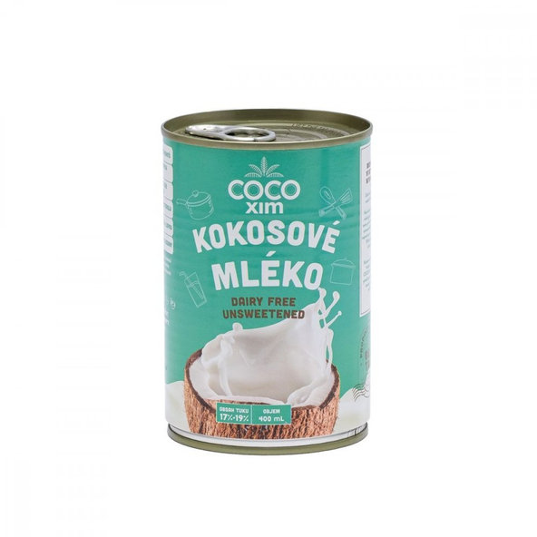 Cocoxim kokosové mléko na vaření 17–19 % 400 ml