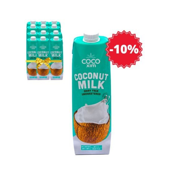 Cocoxim kokosové mléko na vaření XL 12×1000 ml