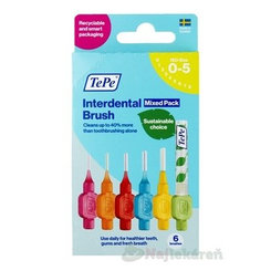 TePe medzizubní kartáčky Mixed Size 0–5 startovací sada 6 ks