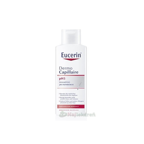 EUCERIN DermoCapillaire pH5 jemný šampon 250 ml