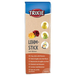 TRIXIE jílová tyčinka s květy pro ptáky 2 ks 250 g