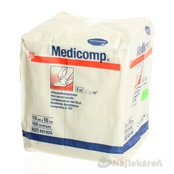 Medicomp kompres nesterilní 10x10 cm 100 ks