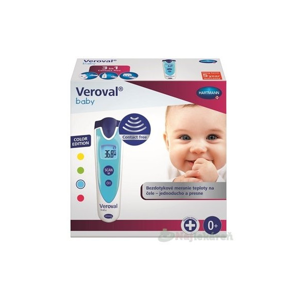 VEROVAL Baby bezdotykový infračervený teploměr