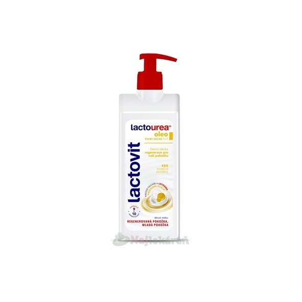 Lactovit LactoUrea Oleo tělové mléko pro velmi suchou pokožku 400 ml
