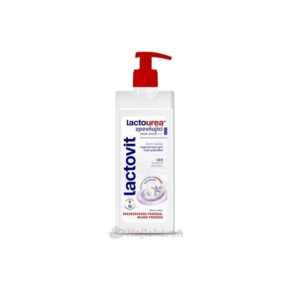 Lactovit LactoUrea zpevňující tělové mléko velmi suchá pokožka 400 ml