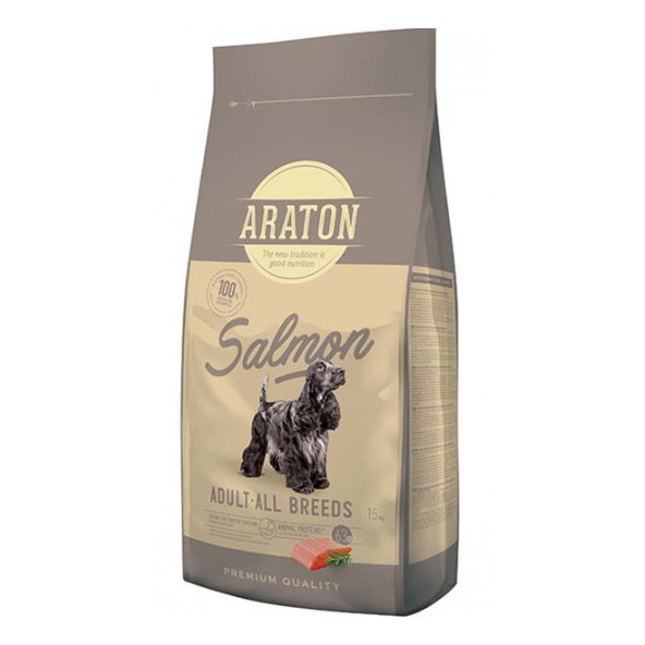 ARATON Dog Adult Salmon granule pro psy 15 kg