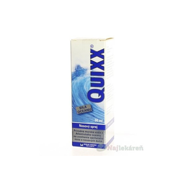 Quixx hypertonický nosní sprej na rýmu a alergii 30 ml