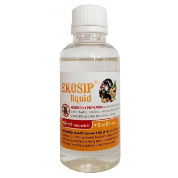 EKOSIP Liquid roztok proti roztočům pro zvířata 50 ml