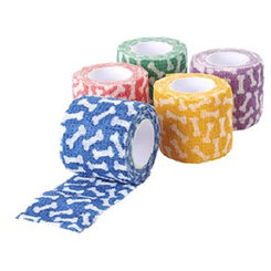 KRUUSE Fun-Flex bandáž Bones 10 cm × 4,5 m 10 ks