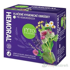 FYTO Hemoral vlhčené ubrousky 20 ks