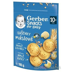 Gerber Snacks for Baby máslové sušenky 10 m+ 180 g