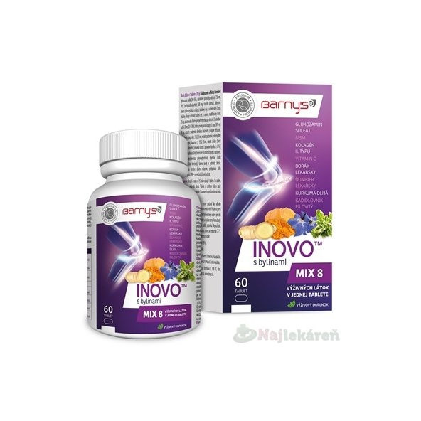 Barny's INOVO s bylinami MIX8 kloubní výživa 60 tablet