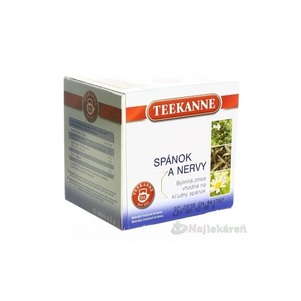 Teekanne Spánek a nervy bylinný čaj 10 sáčků
