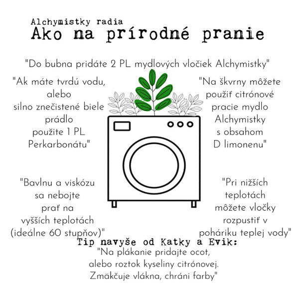 Alchymistky kokosové mýdlo na praní bez vůně 1 kg