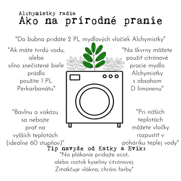 Alchymistky kokosové mýdlo na praní strúhané citron 500 g