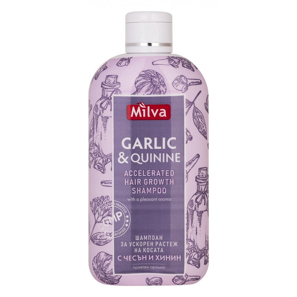 MILVA šampon s česnekem a chinínem 200 ml