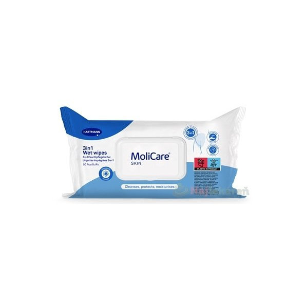 MoliCare Skin Wet Wipes 3v1 50 ks