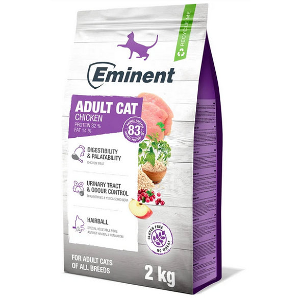 Eminent Cat Adult kuřecí granule pro kočky 2 kg