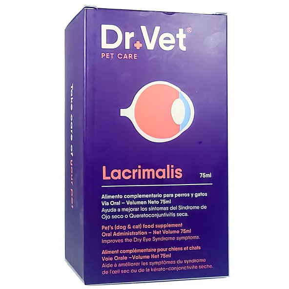 Dr. Vet Lacrimalis+ výživa očí pro psy a kočky 75 ml