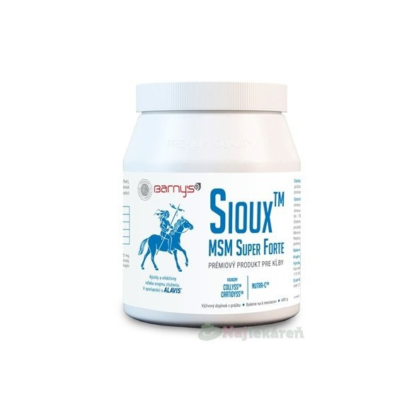 Barny's Sioux MSM Super Forte prášek 600 g