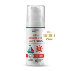 Wooden Spoon opalovací tělové mléko Baby & Family SPF 50 50 ml