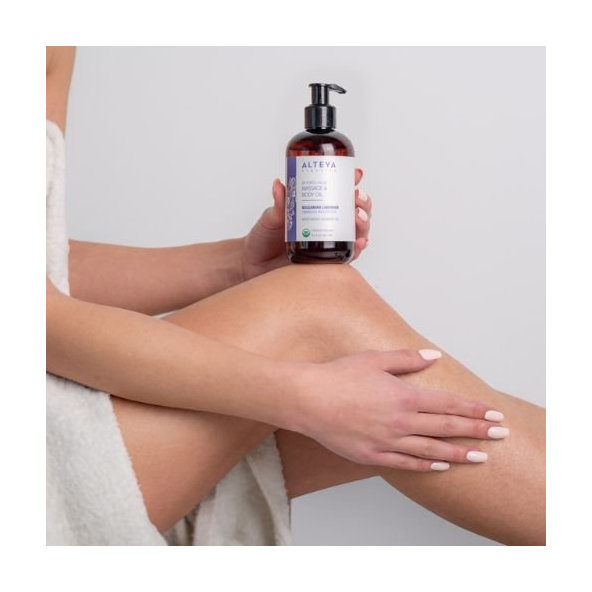 Alteya levandulový relaxační masážní olej 125 ml