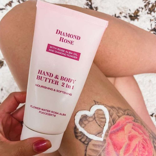 Biofresh Diamond Rose máslo na tělo a ruce 2v1 150 ml