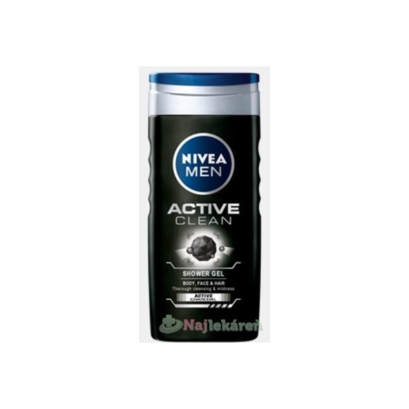 NIVEA MEN Active Clean sprchový gel 250 ml