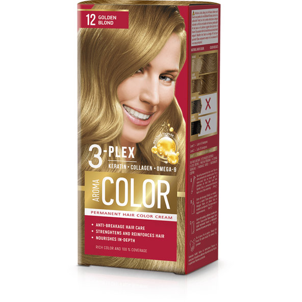 Aroma Color barva na vlasy zlatá blond č. 12