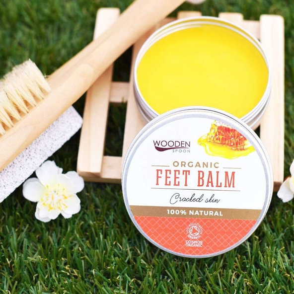 Wooden Spoon balzám na nohy pro popraskanou pokožku 15 ml