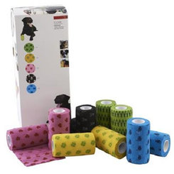 KRUUSE Fun-Flex Pet bandáž pro zvířata 5 cm × 4,5 m 10 ks