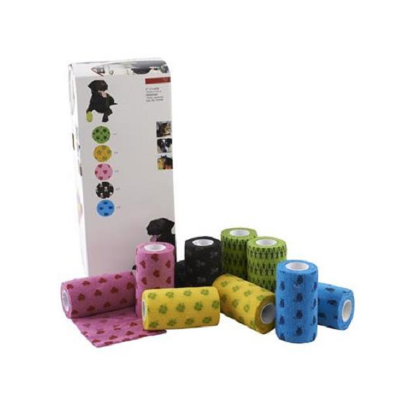 KRUUSE Fun-Flex Pet bandáž pro zvířata 5 cm × 4,5 m 10 ks