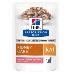Hill's PD Feline k/d Salmon kapsička pro kočky 12x85 g