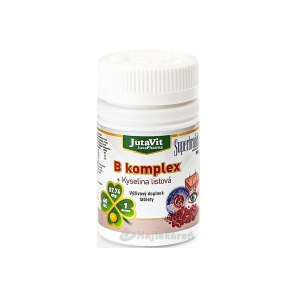 JutaVit B-komplex + kyselina listová 60 tablet