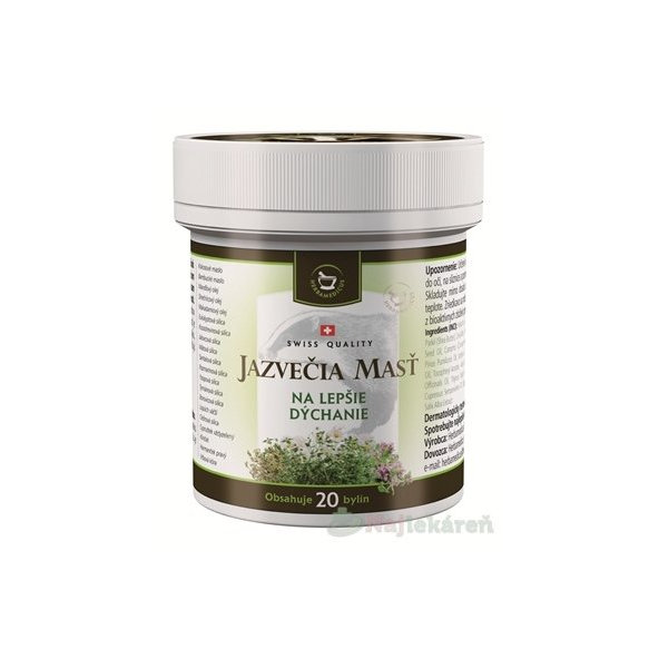 Jezevčí mast pro lepší dýchání 125 ml