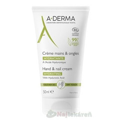 A-DERMA krém na ruce a nehty pro suchou pokožku 50 ml