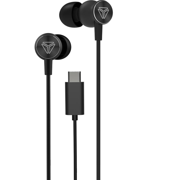 YENKEE YHP 505BK USB-C sluchátka s mikrofonem