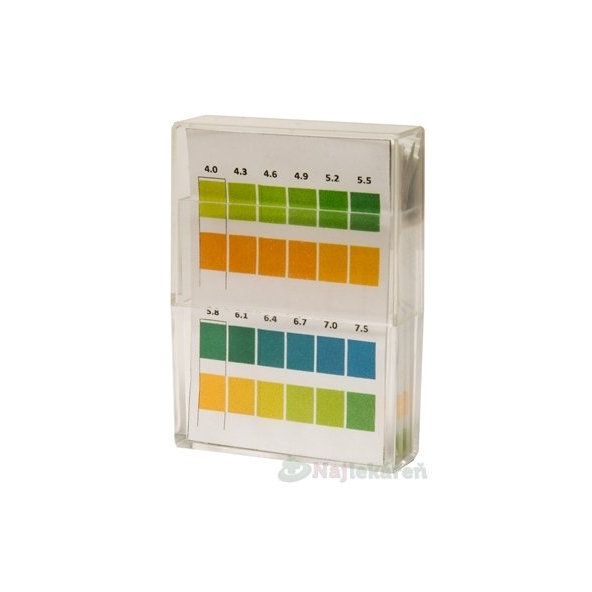 kompava Indikační papírek test pH moči 4-7,5 100 ks
