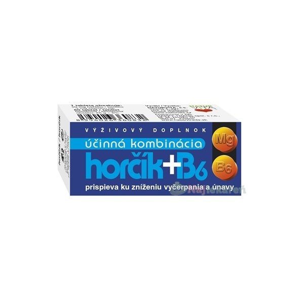 Naturvita Hořčík + B6 60 tablet