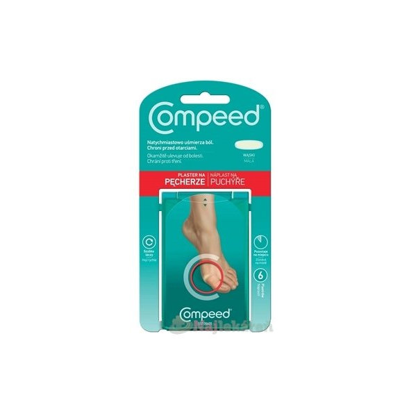 Compeed náplast na puchýře malá 6 ks