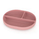 PETITE&MARS dělený oválný silikonový talíř TAKE&MATCH Dusty Rose 6 m+
